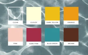 Normally, urine is light yellow. When you drink plenty of water, the yellow becomes lighter. When you’re dehydrated, it turns darker.