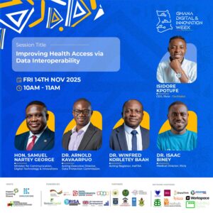 Rivia is proud to host a pivotal stakeholder session, "Making Healthcare More Accessible Through Data Sharing," as an official part of the 2025 Ghana Digital and Innovation Week (GDIW).